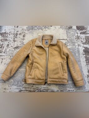 RAINFOREST Camel/Tan Sherpa Bomber Jacket